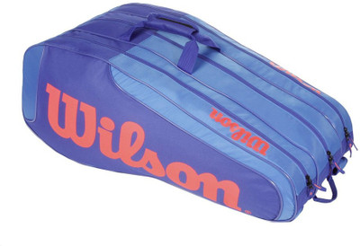 

Wilson Burn Team Rush Tennis Bag(Multicolor, Kit Bag), Blue;red