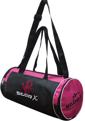

Star X Double color Sports duffle gym bag(Multicolor, Kit Bag), Black;pink