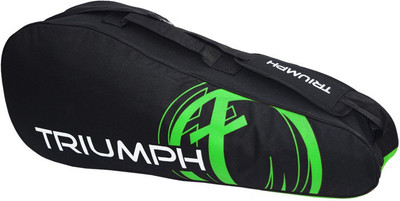 

Triumph Black,Green Pro-302 6 Racket Badminton Kit Bag(Black, Kit Bag)