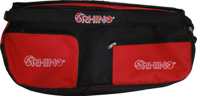 

Rhino Tennis Bag Double Compartment Backpack(Multicolor, Kit Bag), Black;red