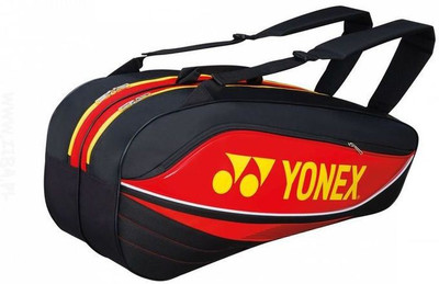 

Yonex 7529TG BT-9 Kitbag(Multicolor, Kit Bag, Black;red