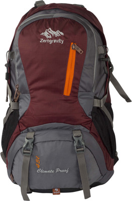 Zero Gravity Climate Proof Backpack(Maroon, Rucksack)