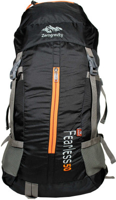 

Zero Gravity Fearless 7110BK 50Ltrs Backpack(Black, Rucksack)