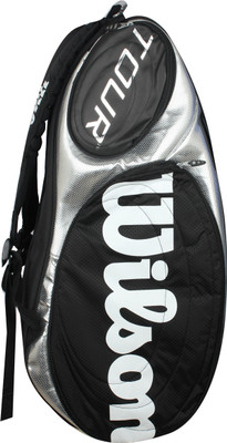 

Wilson Tour 9PK Kit Bag(Multicolor), Black;silver