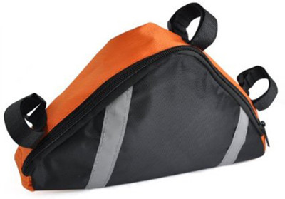 

MobilX Triangle Bicycle Accessory Bag Bicycle top tube bag(Black, Frame Bag, Multicolor