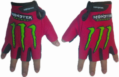 

Monster Biker Riding Gloves (L, Red)