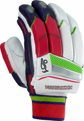 

Kookaburra Instinct 800 Batting Gloves (Men, White, Green, Red, Purple), Green;purple;red;white