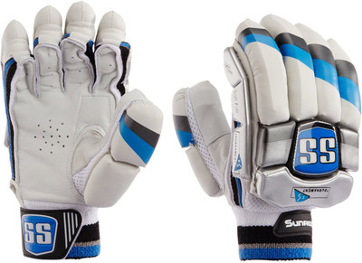 

SS Tournament Batting Gloves (Men, White, Black), Black;white
