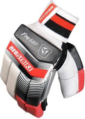 Neo strike Pro550mens Batting Gloves (Men, Black, Red)