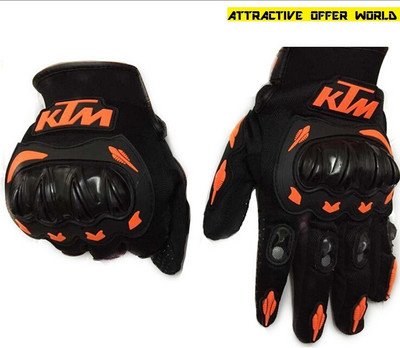 AOW ATTRACTIVE OFFER WORLD KTM-L-E108 Riding Gloves(Black)