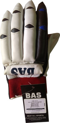 

BAS Magnum Batting Gloves (Men, White, Maroon), Maroon;white