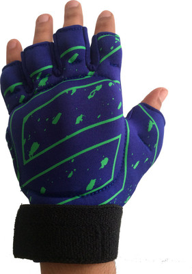 

SNS ULTRA LITE BLUE Hockey Gloves (S, Blue, Green)