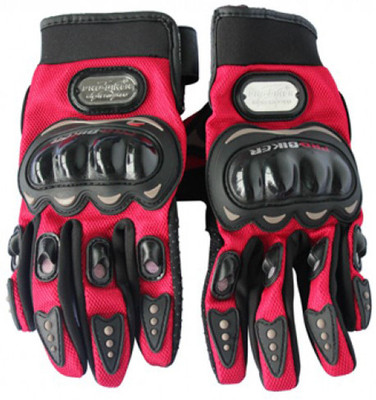 F1 Biker Riding Gloves(Black, Red)