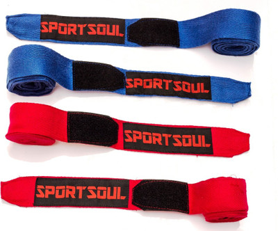 

SportSoul Cotton Boxing Gloves (Men, Blue, Red)