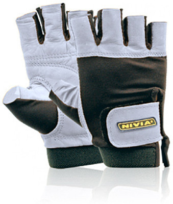 

Nivia Dragon Gg-888 Gym & Fitness Gloves (, White, Black, Black;white
