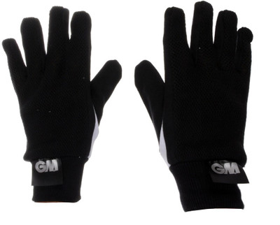GM Padded Cotton Batting Gloves (Men, Black, White)