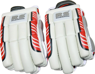 RS Robinson RED Batting Gloves (Men, Red)