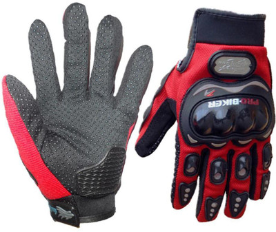 57 OFF on Probiker Bike Racing Motorcycle Riding Gloves Red Color Riding Gloves Red Black on Flipkart PaisaWapas