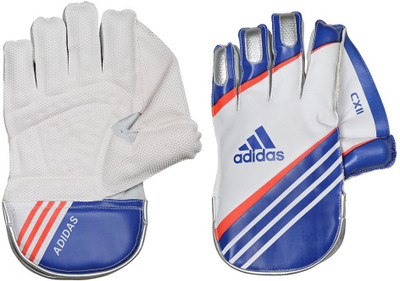 

ADIDAS WKG CX11 16 Wicket Keeping Gloves (M, White, Blue, Red), Blue;red;white
