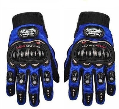 

Pa PROBIKERZ(FULL)-L-BLUE-lt557 Cycling Gloves (XL, Blue), Black;blue
