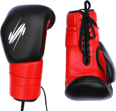 

SportSoul Professional Boxing Gloves (Men, Red, Black), Black;red