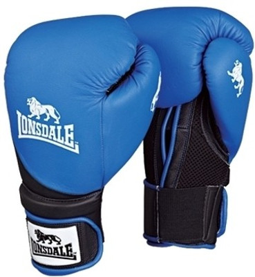

Lonsdale Club Boxing Gloves (Men, Blue, Black), Black;blue