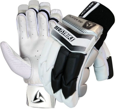 

Neo Strike Player Batting Gloves (Men, White, Black), Black;white