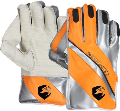 

Osprey ws200 Wicket Keeping Gloves (Men, Silver, Orange), Orange;silver