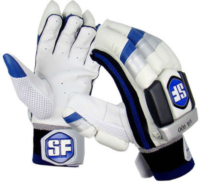 

Stanford VA900 Mens Batting Gloves (L, White, Blue, Black), Black;blue;white