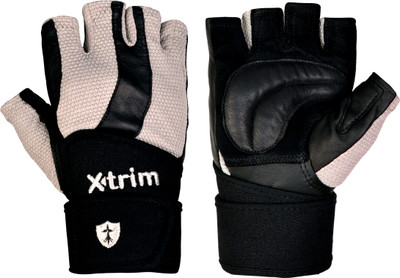 

Xtrim PRO SHIELD Gym & Fitness Gloves (, Grey, Black