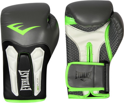 

Everlast Prime Training - 10oz Boxing Gloves (Free Size, Grey, Green), Green;grey