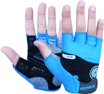 

Vector X VX-550 Gym & Fitness Gloves (S, Blue), Multicolor