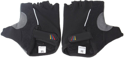 

Adraxx Dashing Half Finger Bike Riding Cycling Gloves (, Black