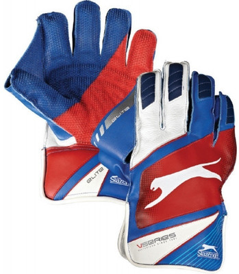 

Slazenger ELITE Wicket Keeping Gloves (L, White)