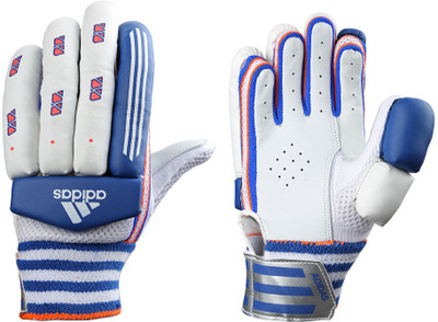 

ADIDAS BG SMASH 16 Batting Gloves (Free Size, White), Blue;red;white