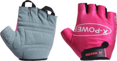 

Vector X VX-300 Gym & Fitness Gloves (S, Pink), Grey;pink