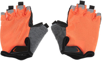 

Adraxx MadBike Half Finger Bike Riding Cycling Gloves (M, Orange)