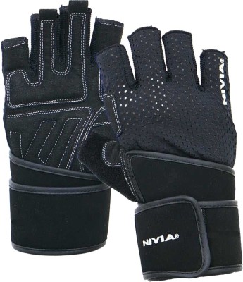 

Nivia Sniper Gym & Fitness Gloves (L, Black)