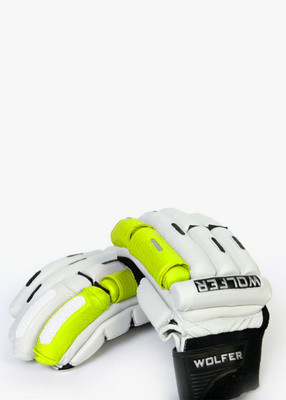 

Wolfer Player Edition (Right Hand) Batting Gloves (Men, Green, White)