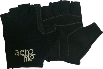 

Aerolite Pro Trainer-istyle Gym & Fitness Gloves (, Black