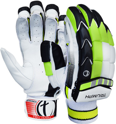 

Triumph Staunch Batting Gloves (Men, White, Black, Green), Black;green;white