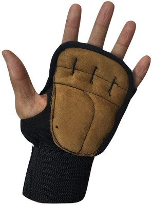 

GreenBee My Gym Gloves Gym & Fitness Gloves (, Black, Black;tan