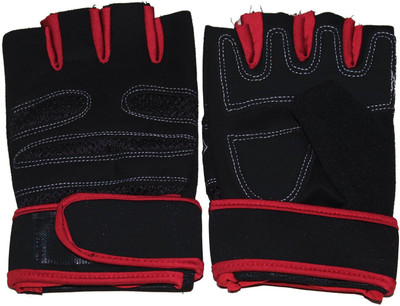 

AllExtreme Sports Exercise Training & Weight Lifting Gym & Fitness Gloves (L, Red)