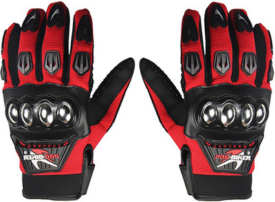 Probiker MCS-29 Driving Gloves(Black, Red)