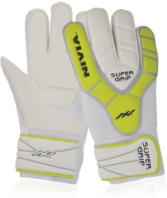

Nivia Super Grip(GG-882) Goalkeeping Gloves (, White, Yellow