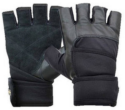 

Nivia Prowrap Gym & Fitness Gloves (, Black