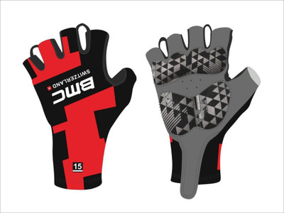 

BMC . Cycling Gloves (, Red