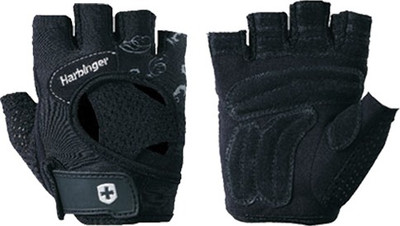 

Harbinger Fitness Womens Flexfit Wash & Dry Gym & Fitness Gloves (, Black, Grey, White