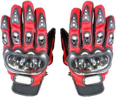 

Pa PRO-BIKERZ-RED-ATT-(FULL-FINGERED)-XXL-Q8210 Cycling Gloves (XXL, Red)