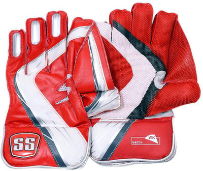 

SS Match Wicket Keeping Gloves (L, Red)